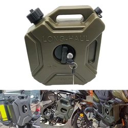 3L 5L Motorcycle Fuel Tank Petrol Cans Petrol Diesel Storage Gas Tank with Lock Mounting Emergency Backup Fuel Tank