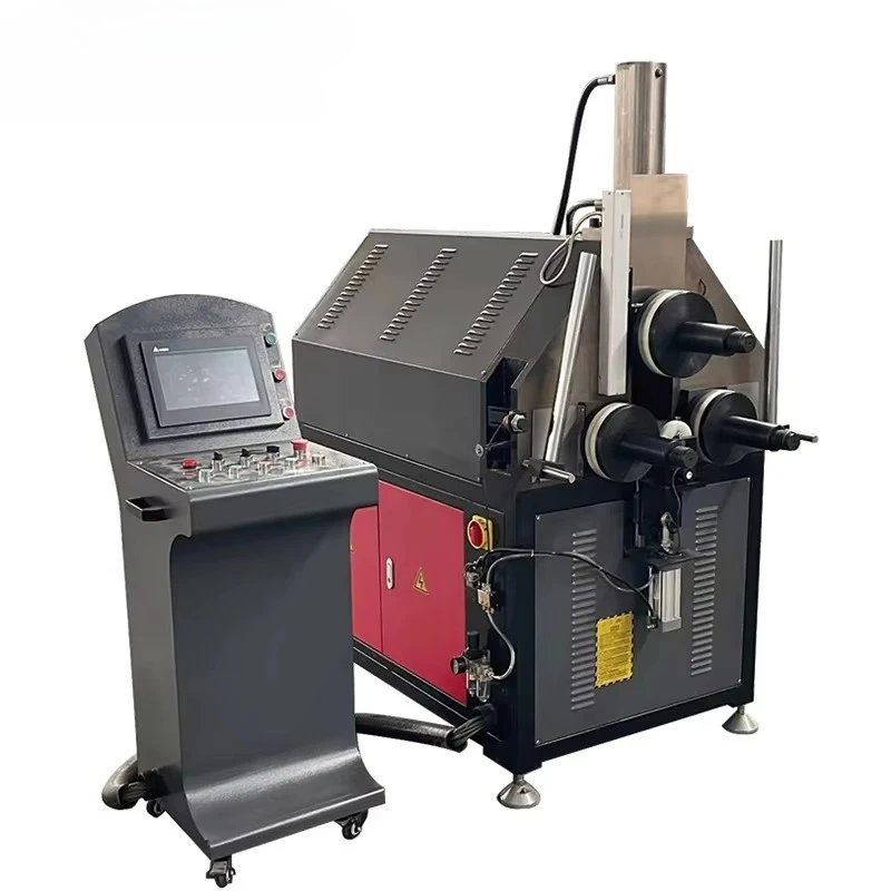 CNC Vertical Profile Section Metal Angle Roll Bending Machine square Tubing Roll Bender（deposit）
