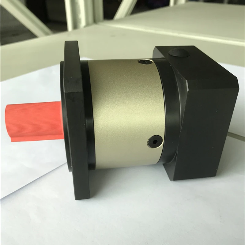 PF60 Spur Gear Planetary Gearbox Reducer Ratio 5:1 10:1 20:1 50:1 for 400w 60mm AC Servo Motor Input Shaft 14mm
