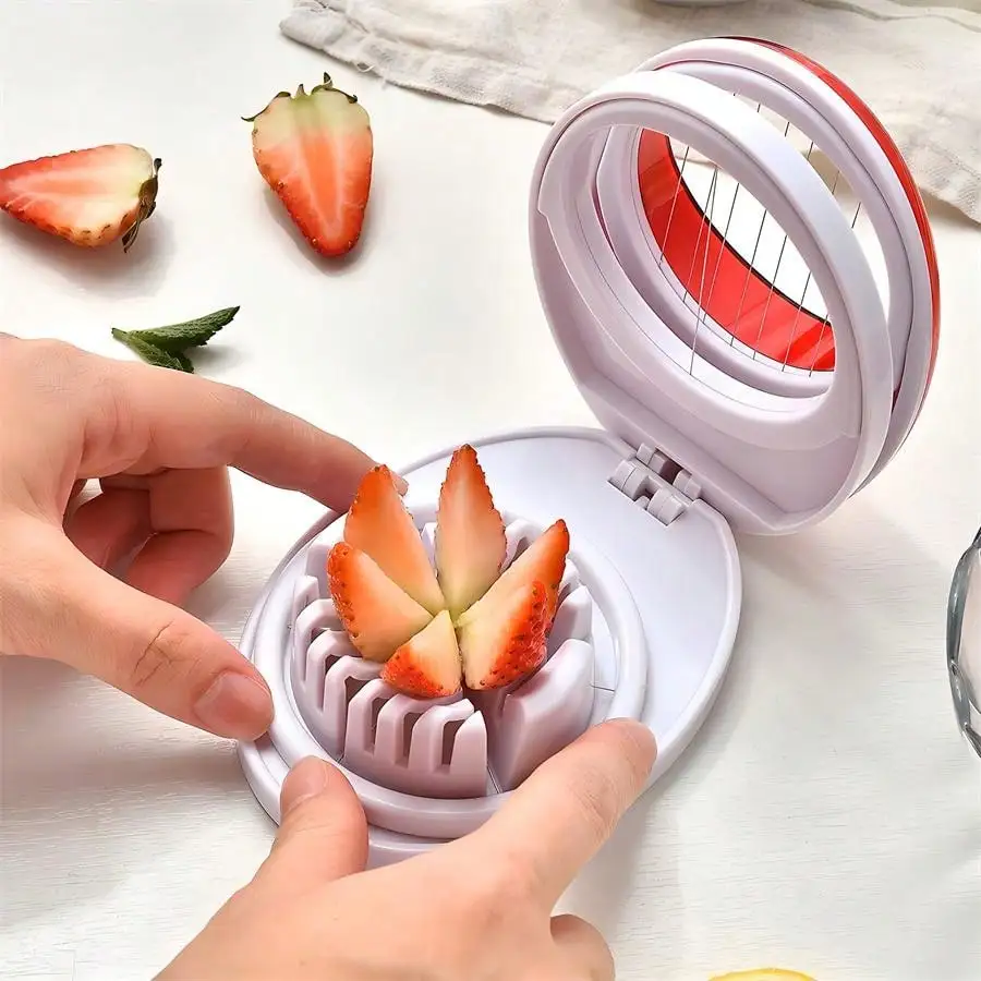 2 in 1 egg slicer plastic ABS egg slicer cut egg preserved egg splitter multifunctional household divider slicer