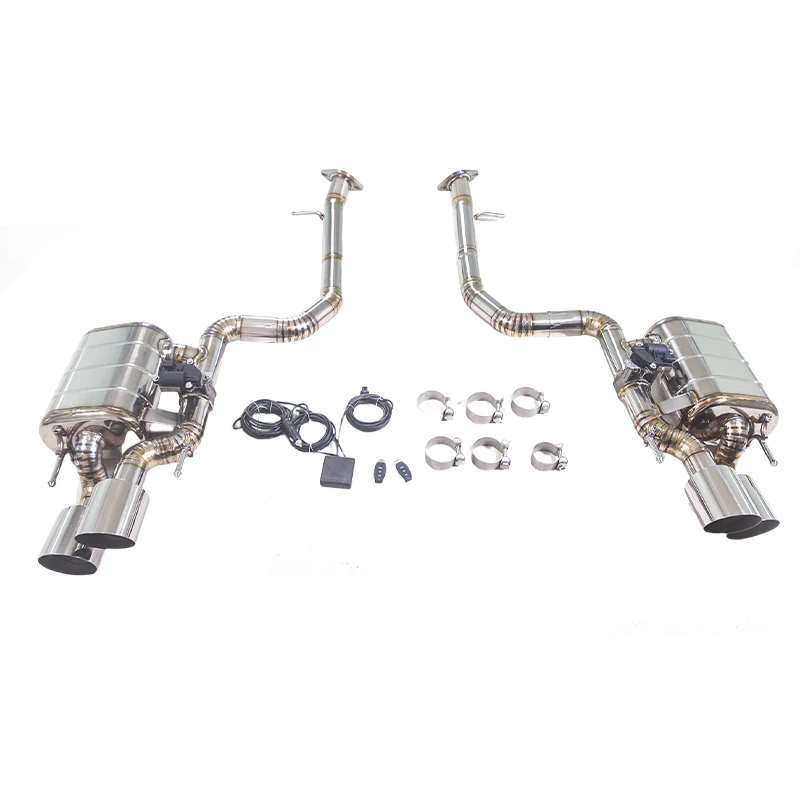 

Выхлопная система Catback из титанового сплава с электронным клапаном для Lexus IS500 RCF GSF 5.0L 2022 года