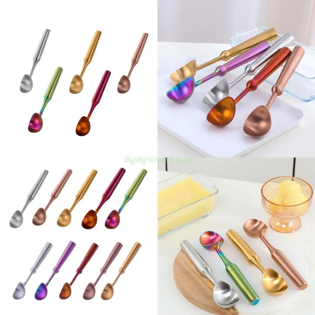 

24TE Practical Stainless Steel Ice Cream Scoops Fruit Ball Maker for Creating Suitable Ice Cream Ball and Fruit Servings