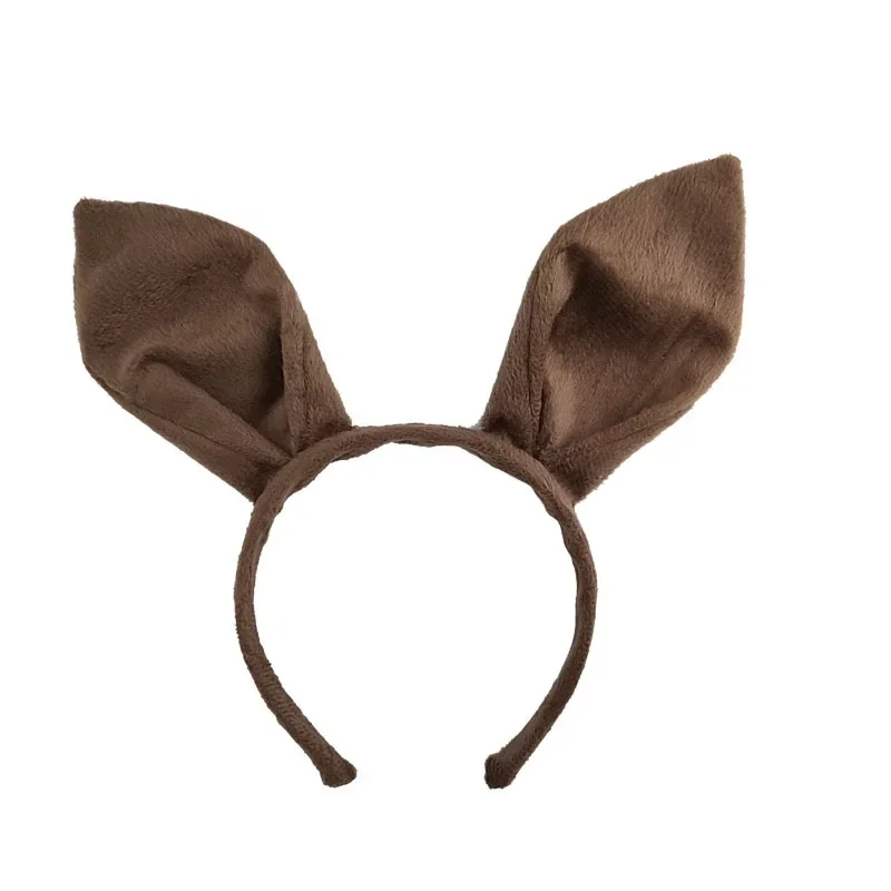 Children's Women Adult Kangaroo Easter Rabbit Ears Makeup Party Ball Props Hair Hoops Animals Headband Tail Bow Knot