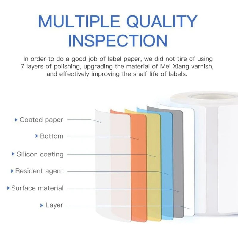 3 рулона белой бумаги для этикеток, белая 50X30 мм, совместимая с устройством для изготовления этикеток B1 B21 B3S, водонепроницаемая, самоклеящаяся бумага для этикеток, прочная
