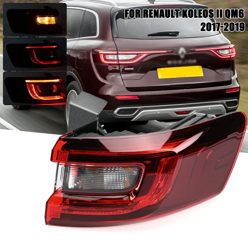 

Left/Right Side Tail Lamp For Renault Koleos II QM6 2017 2018 2019 Rear Tail Light Brake Lamp with
