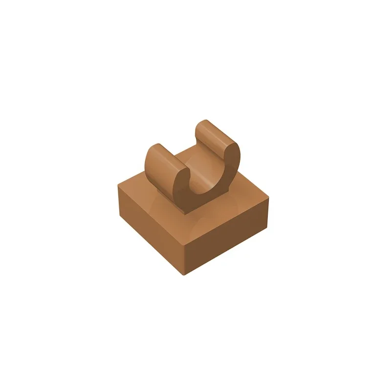 Gobricks GDS-818 Tile Special 1x1 mit Clip mit abgerundeten Kanten, kompatibel mit Lego 15712 2555 DIY-Lerngebäude