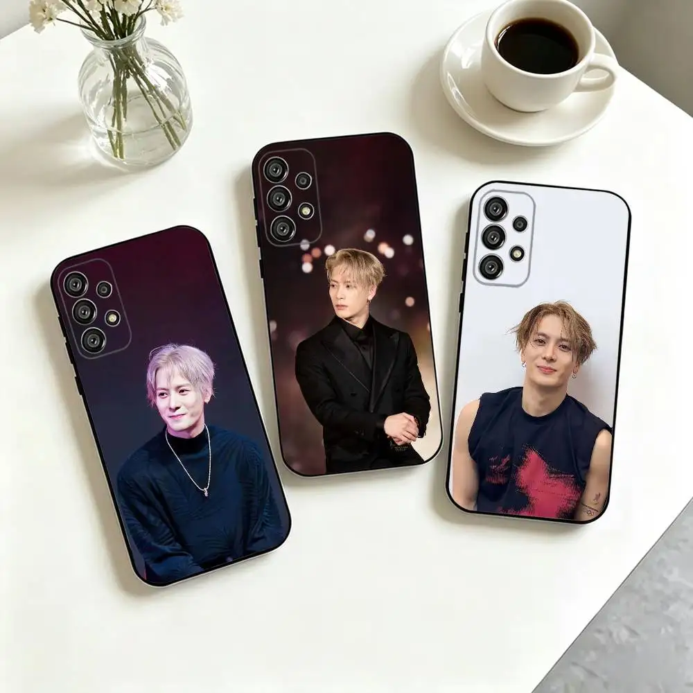 Jackson Wang-G Hip-hop Phone Case For Samsung S25,S24,S21,S22,S23,S30,Ultra,S20,Plus,Fe,Lite,Note,10,Black Cover Gift