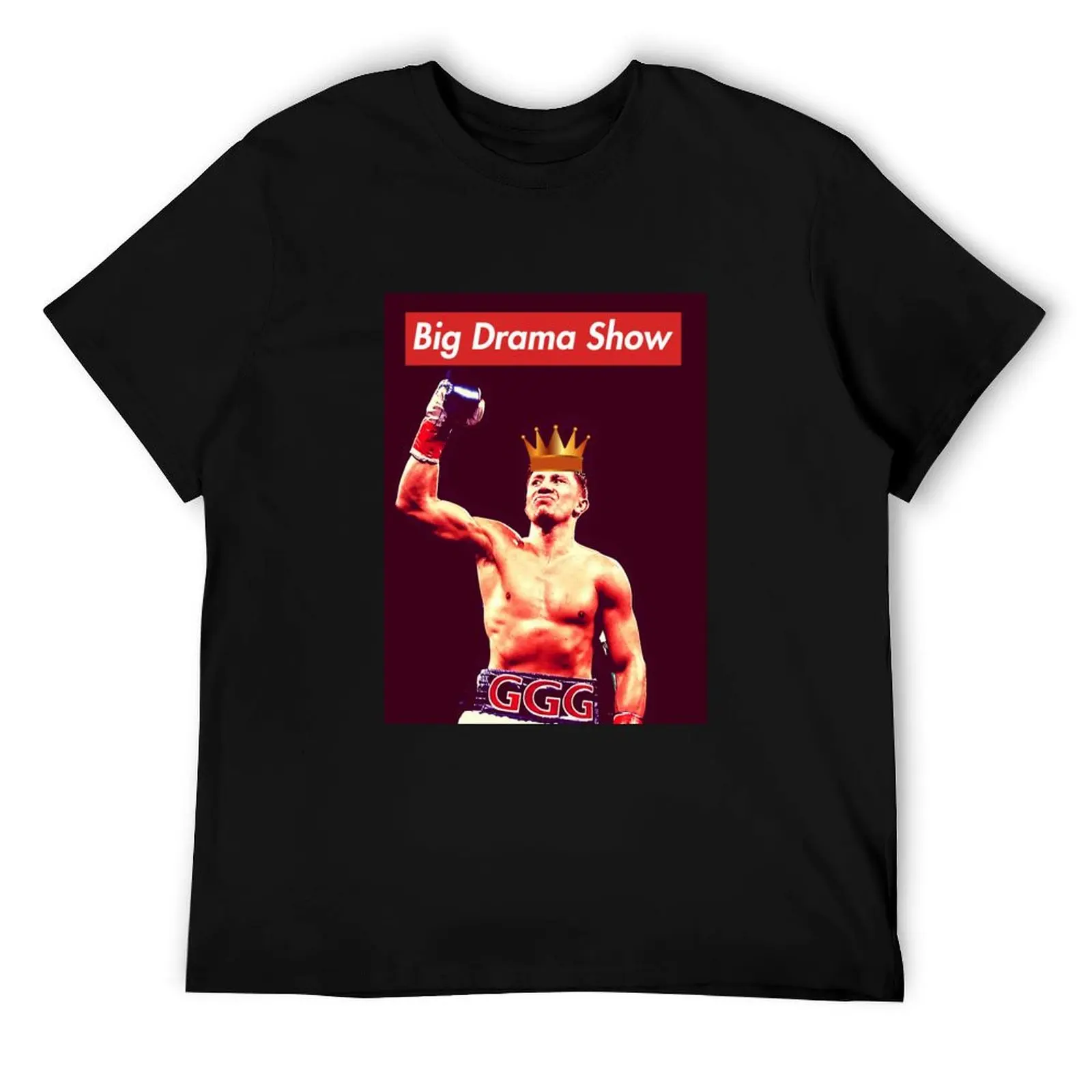 

Геннадий головкин Тройной G GGG Big Drama Show футболка для мужчин футболки для мужчин хлопковые забавные футболки мужская футболка