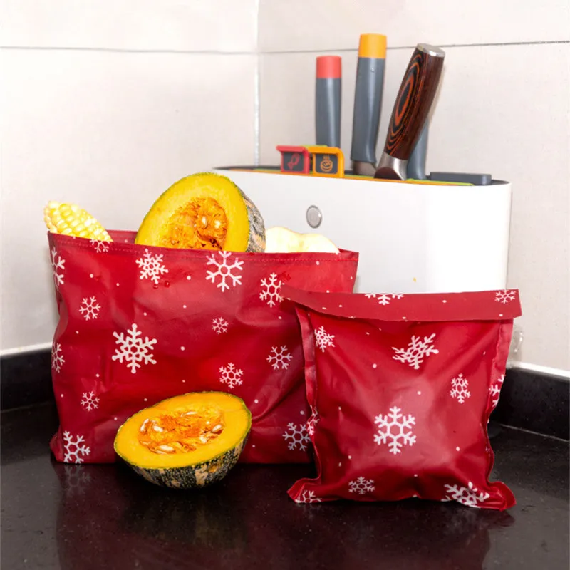 

Beeswax wrap Fresh-Keeping Bag Cloth Reusable Kitchen Fruit Food Vegetable Safety Eco-Friendly Storage Pocket