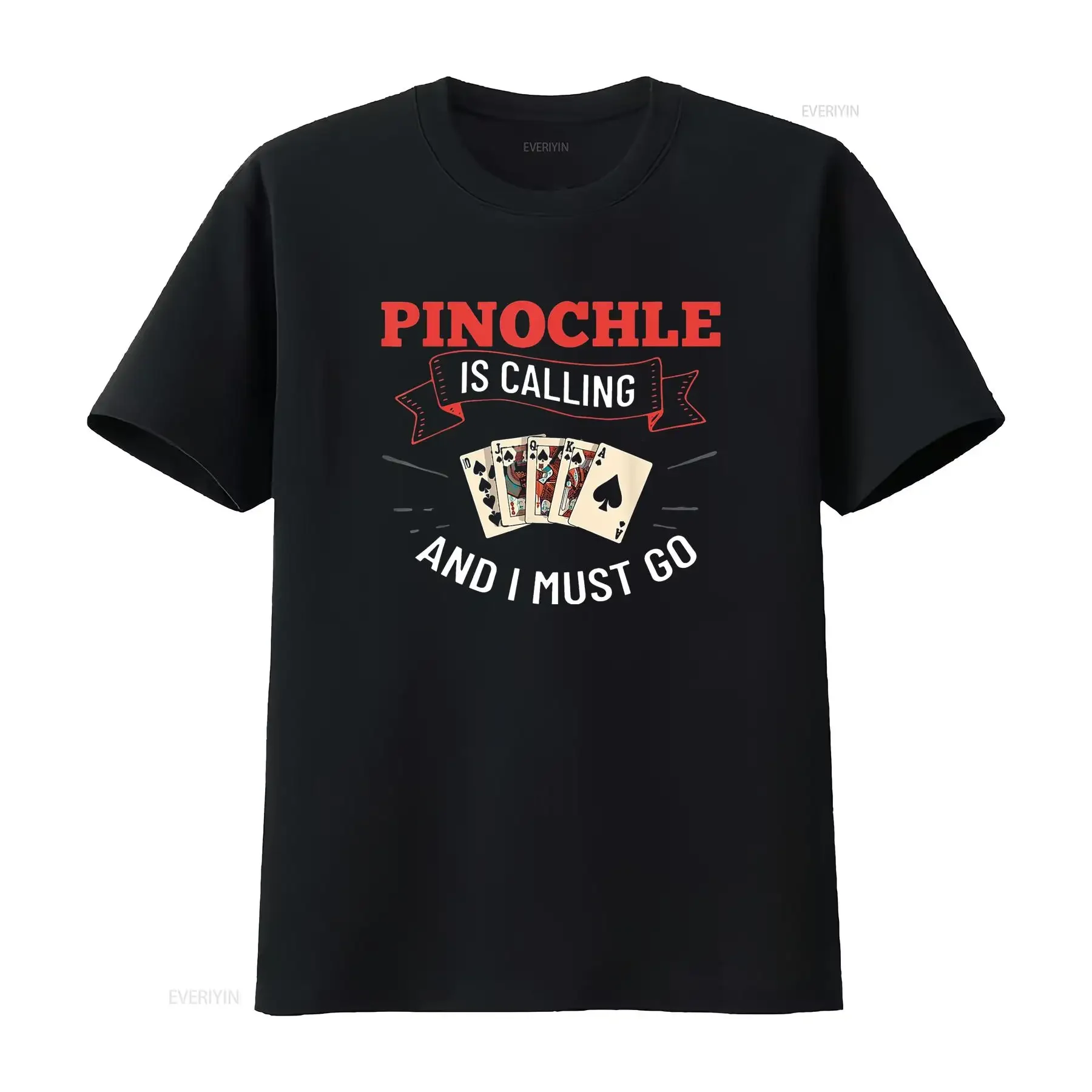 Pinochle Game Rules Cards Double Deck Points Funny T Shirt vintage Washed Top For Everyday Wear streetwear graphic Stretched