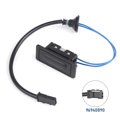 Black ABS Case Opening Switch Tailgate Release Button 96940890 For 2012-2019 Chevrolet Sonic Sedan Aveo Captiva