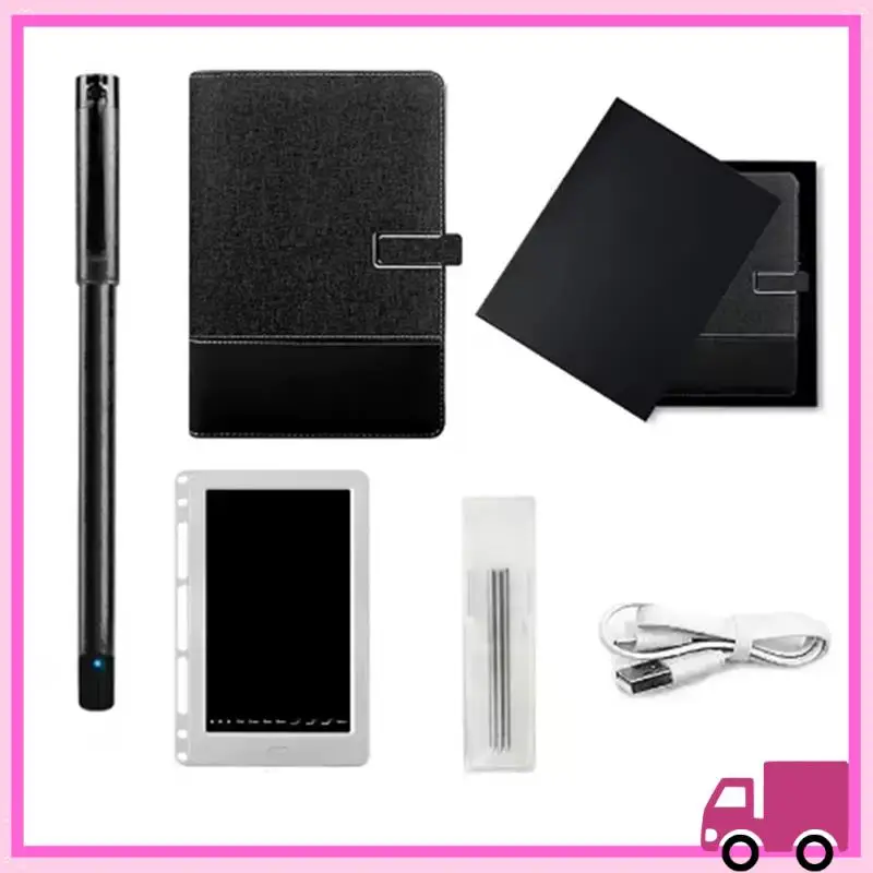 Compact Smart Sync Pen Diary Writing Set Voice Drawing Bluetooth Writing Pads Smart APP Handwriting Board