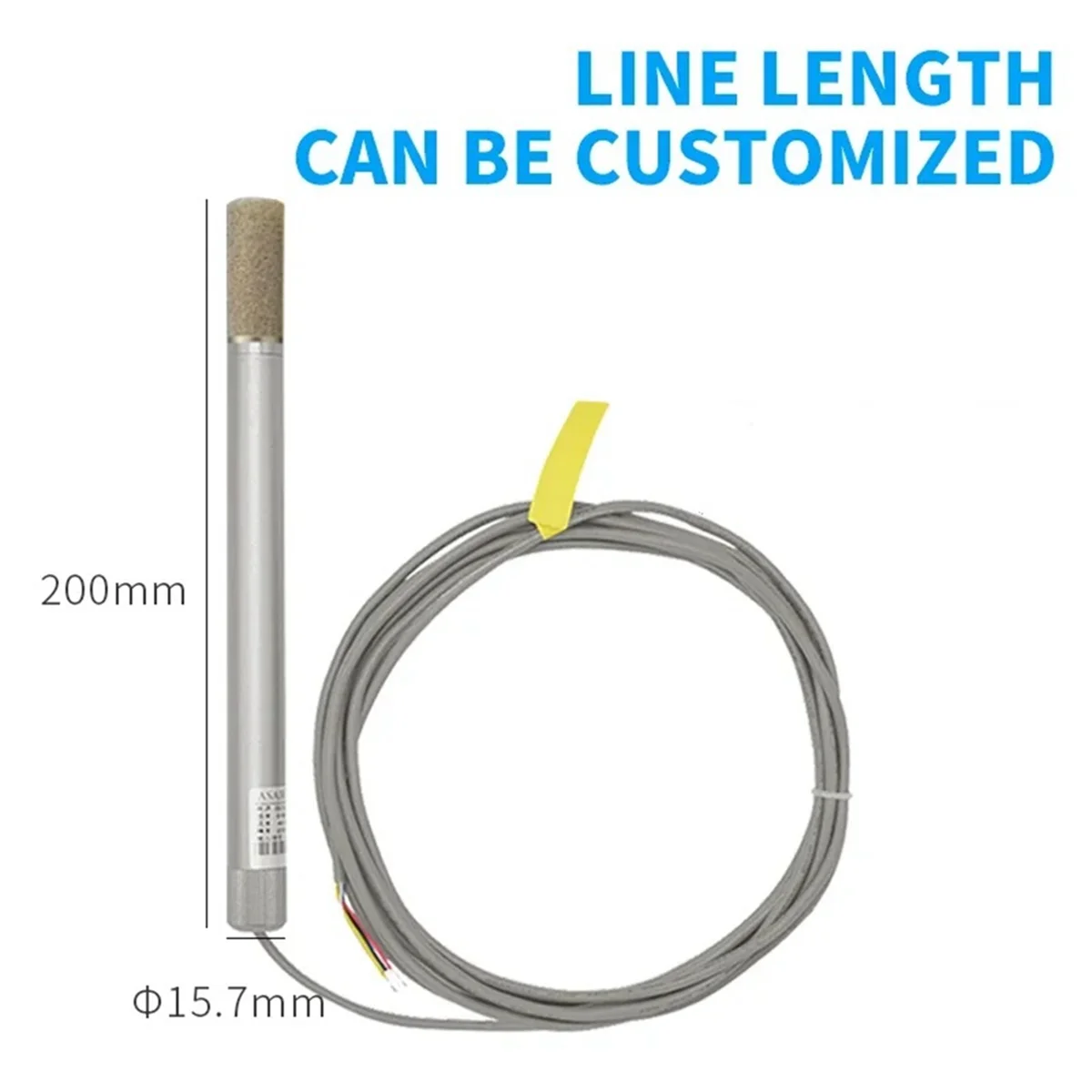 Capteur de température et d'humidité AD411-Metal RS485, Pipeline résistant aux hautes températures, puce industrielle de haute précision