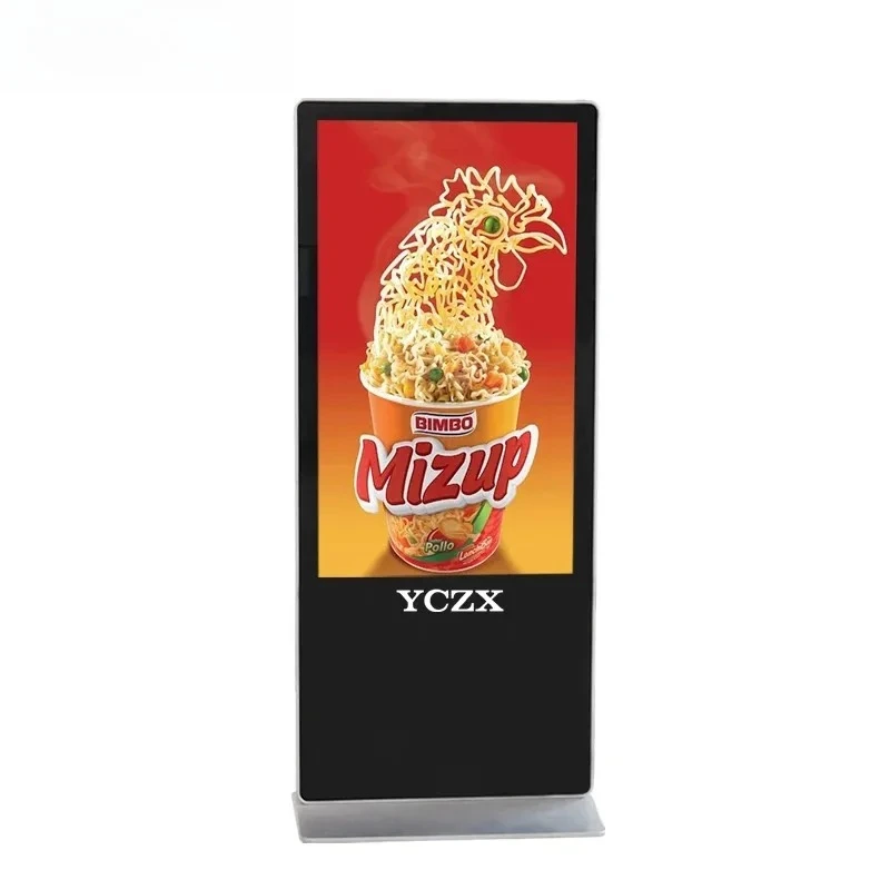 55 Inch Floor Stand Advertising Display Digital Signage Player Led Digital Display With Android OS Advertising Kiosks