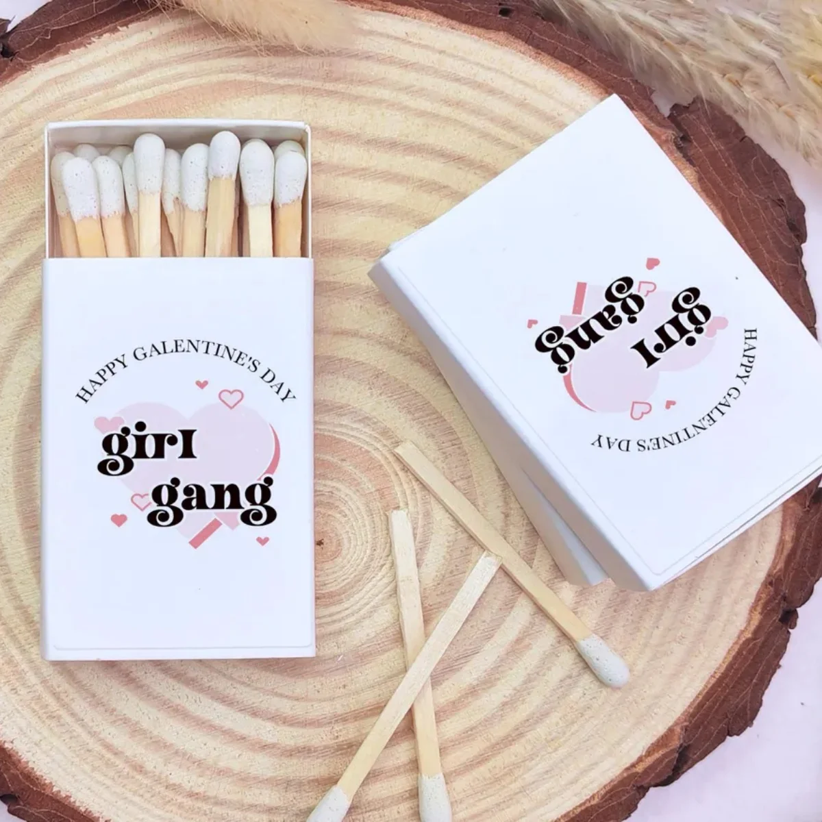 

Оптовые персонализированные спичечные коробки ко Дню святого Валентина, индивидуальные спичечные коробки для девичьих вечеринок, художественные спичечные коробки на заказ, сувениры для вечеринок ко Дню святого Валентина