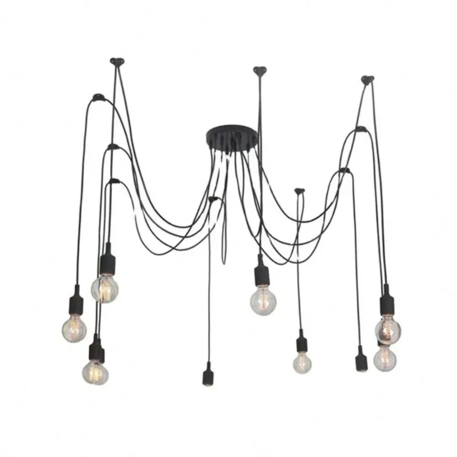 Spider Pendant Chandeliers Lights, Foyer moderno e iluminação de teto na vida, Luminária luxuosa e elegante, Novo e luxuoso