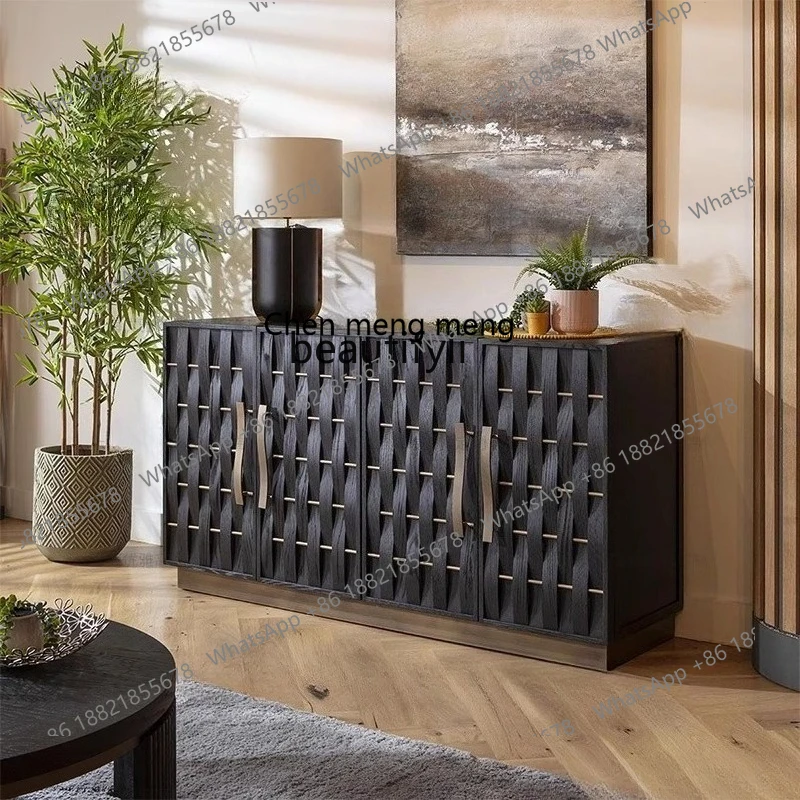 

X Vintage side cabinets, carved solid wood TVs, aisles, displays, wall side cabinets