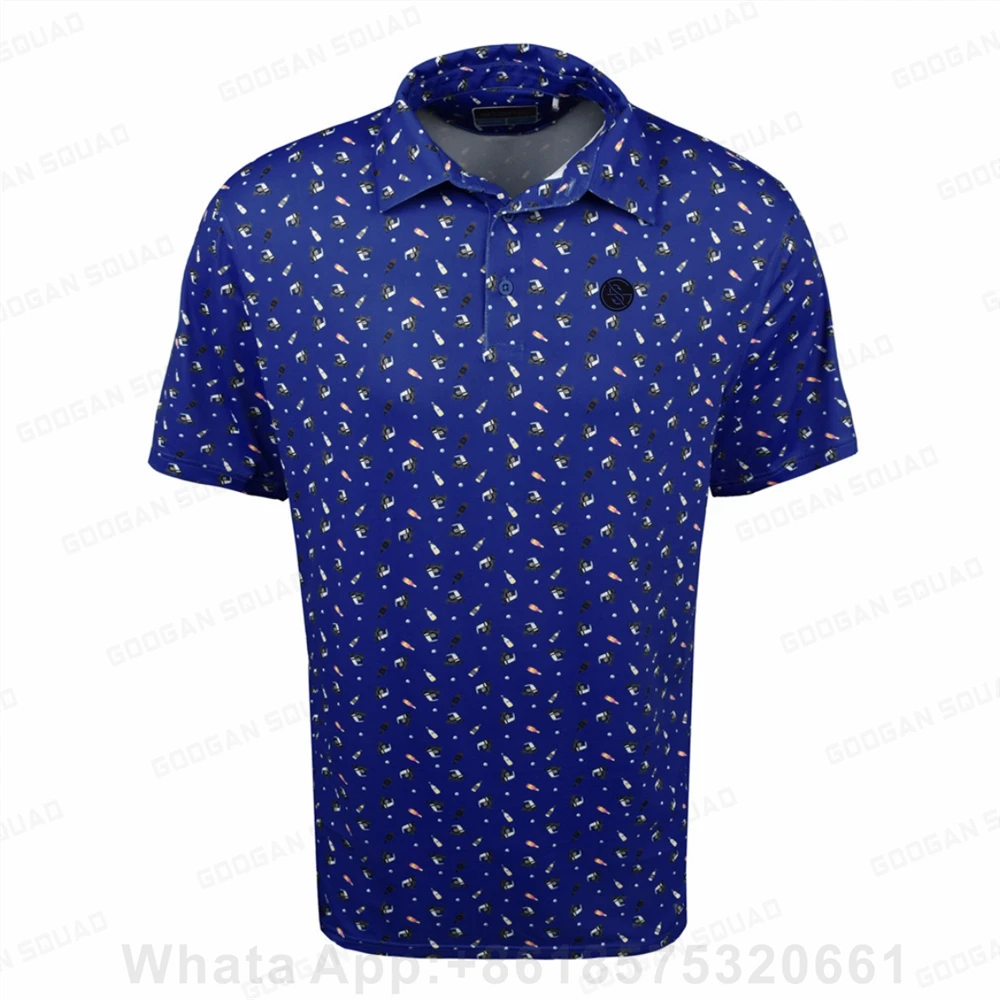 New 2023 Men Golf Outdoor Sports Polo Shirt Plus Size Short Sleeve Polo T-shirt Fishing F1 Racing Clothing Quick Dry Casual Tops