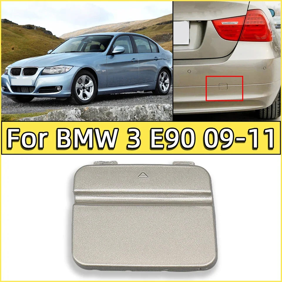 

Rear Bumper Towing Hook Cover Lid For BMW 3 2009 2010 2011 E90 LCI 318 320 323 325 328 330 335 #51127202673 Hauling Trailer Cap