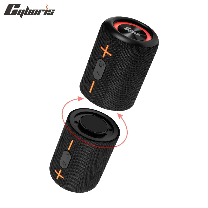 

caixa de som Bluetooth Detachable Speaker 3D Stereo Bass Portable Speaker IPX6 Waterproof Suitable TWS Boom Box Colorful Lights