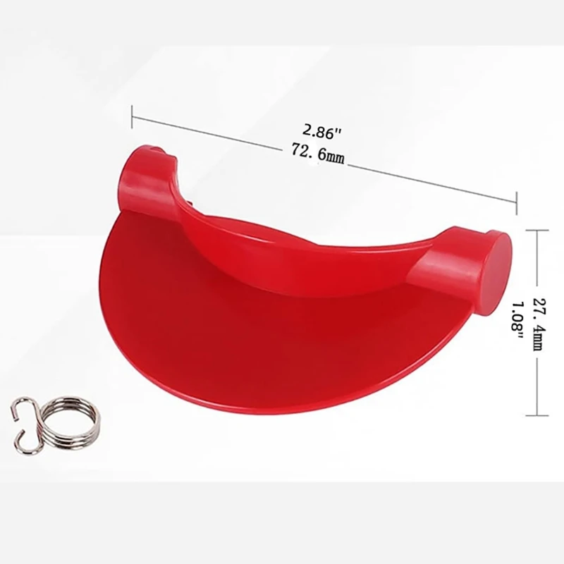 Trigger robusti in plastica Pulsante accensione Pulsante commutazione del contenitore della polvere in plastica per