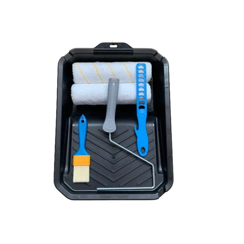 [NEW!A08R】 Pro Grade Paint Roller Kit, Brush& Roller, Wall Painting Naps For Homeowners For Professionals