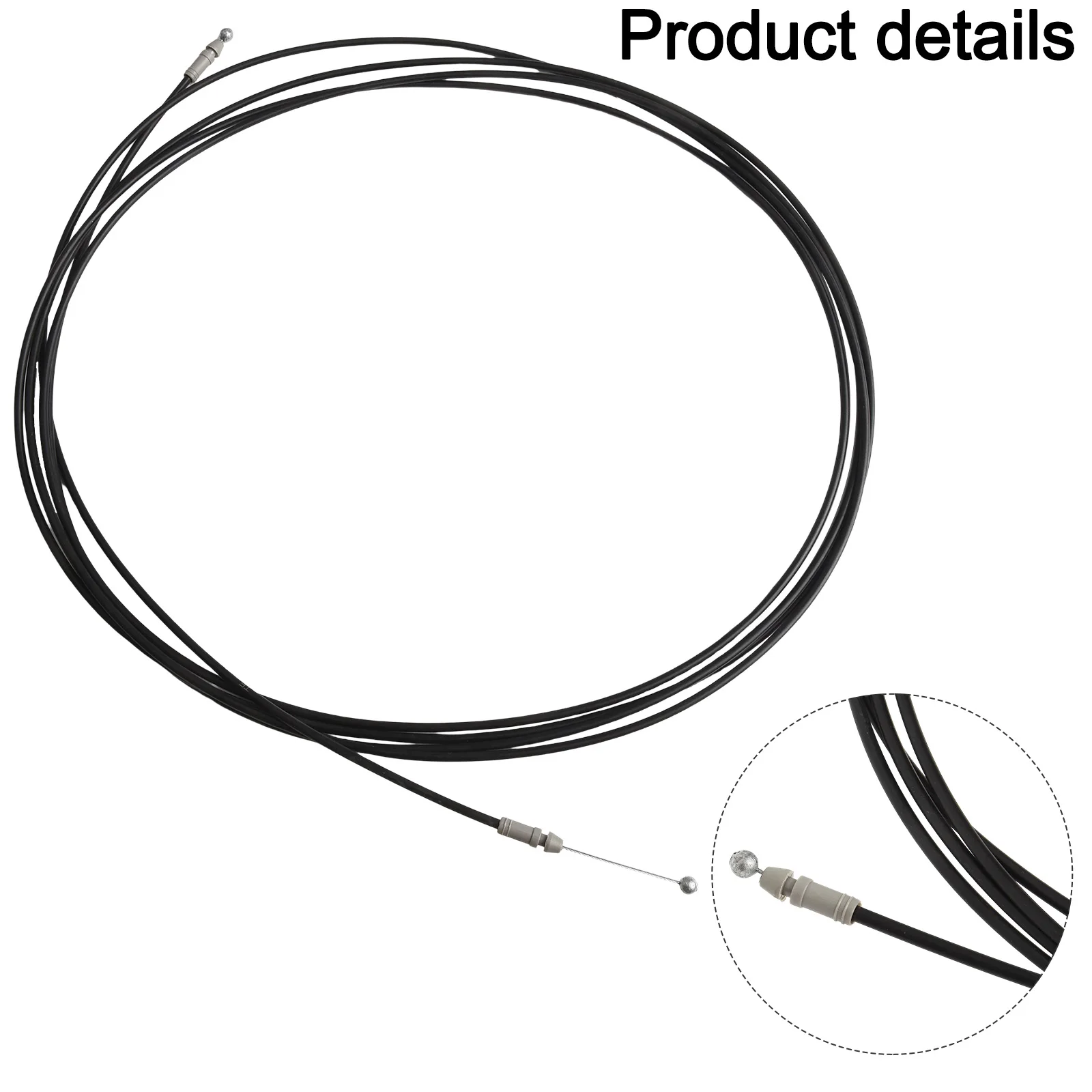 

Trunk Lid Release Cable Replacement 64607-06190 Auto Parts Black Car Accessories Kit Metal For Toyota Easily Install