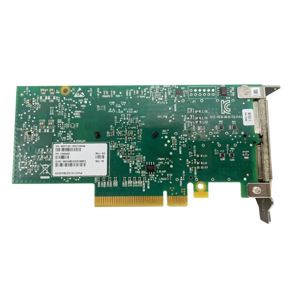 Original 7046442 ConnectX QDR InfiniBand +40Gbs QSFP+ Network Adapter Card CX354A Network Cards Dual QSFP Network Card