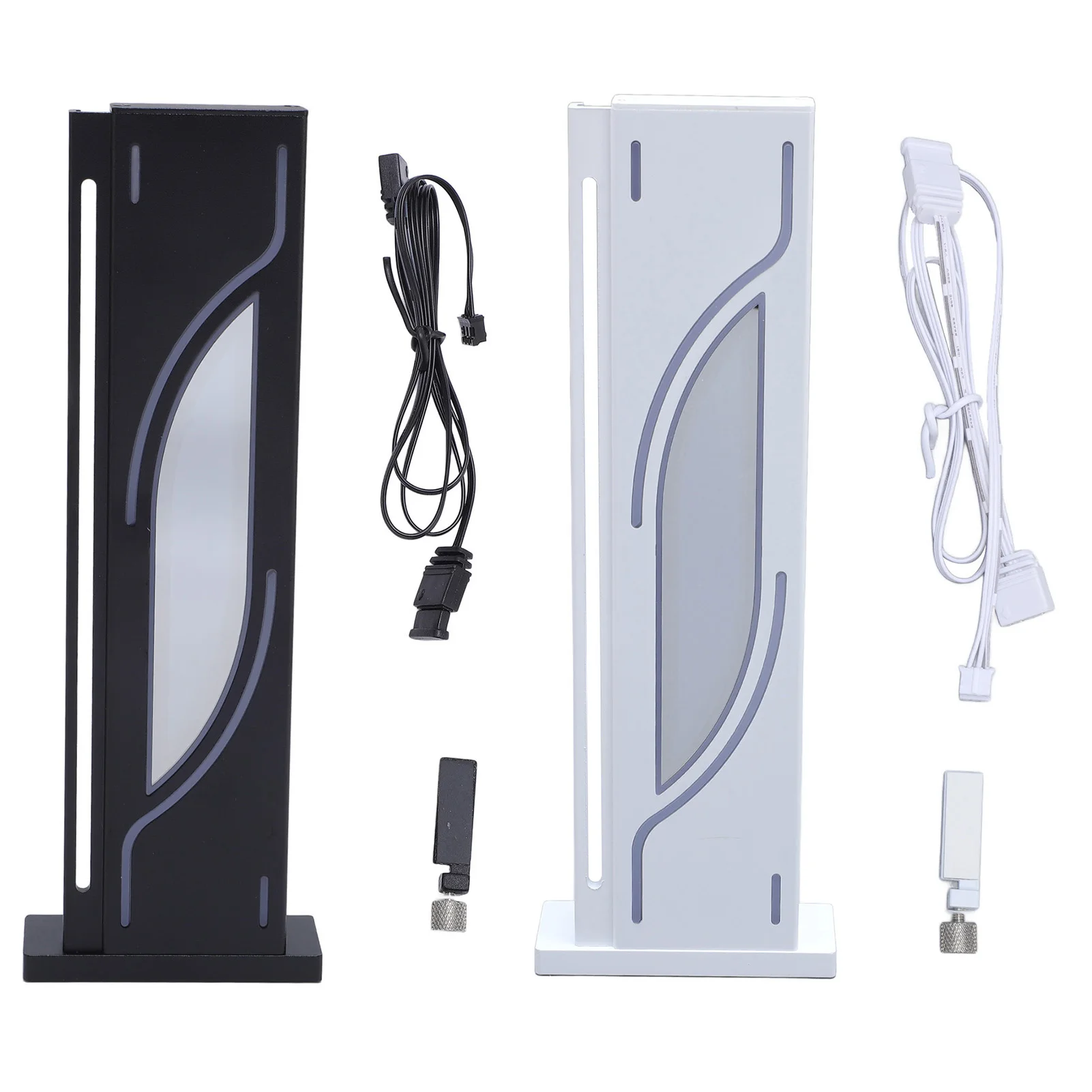 Height Adjustable RGB GPU Stand 3PIN 5V PC Graphics Card Stand Holder Anti Sag Bracket with Magnetic Base Vertical ARGB GPU Brac