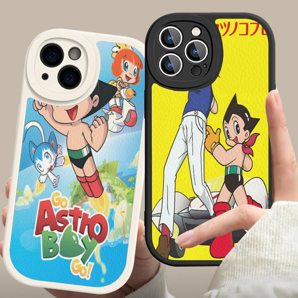 A-Astro B-Boy Phone Case Hard Leather For IPhone 16 15 14 13 12 Mini 11 14 Pro Max Xs X Xr 7 8 Plus Fundas