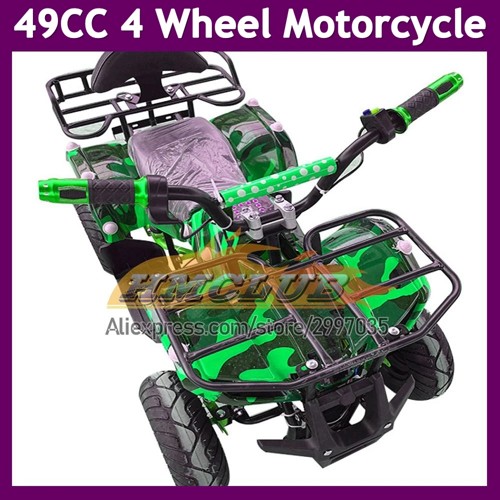 All-terrain Motorcycle Four Wheels ATV OFF-road 49/50CC 2-Stroke Engine Gasoline Racing MOTO For New Year Birthday Holiday Gifts