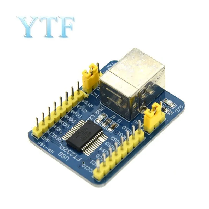 FT232RL USB to Serial โมดูล USB Transfer TTL ระดับแปรงโมดูลอัพเกรดบอร์ดขนาดเล็ก