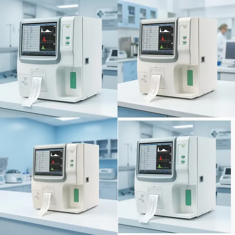 for RT-7600 Three-part Automatic Blood Analyzer Blood Routine Analyzer with Touch Screen Multilingual Operating System