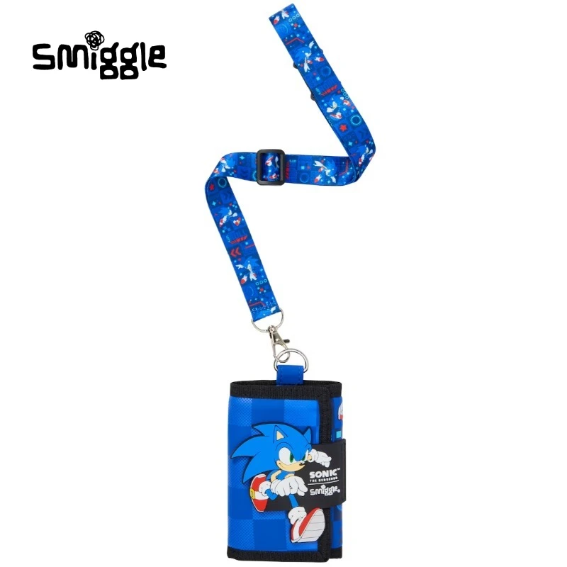 Australia Original Smiggle Children's Wallet Classic Anime Boy Coin Purses cartoon Students Kids' Change Bag