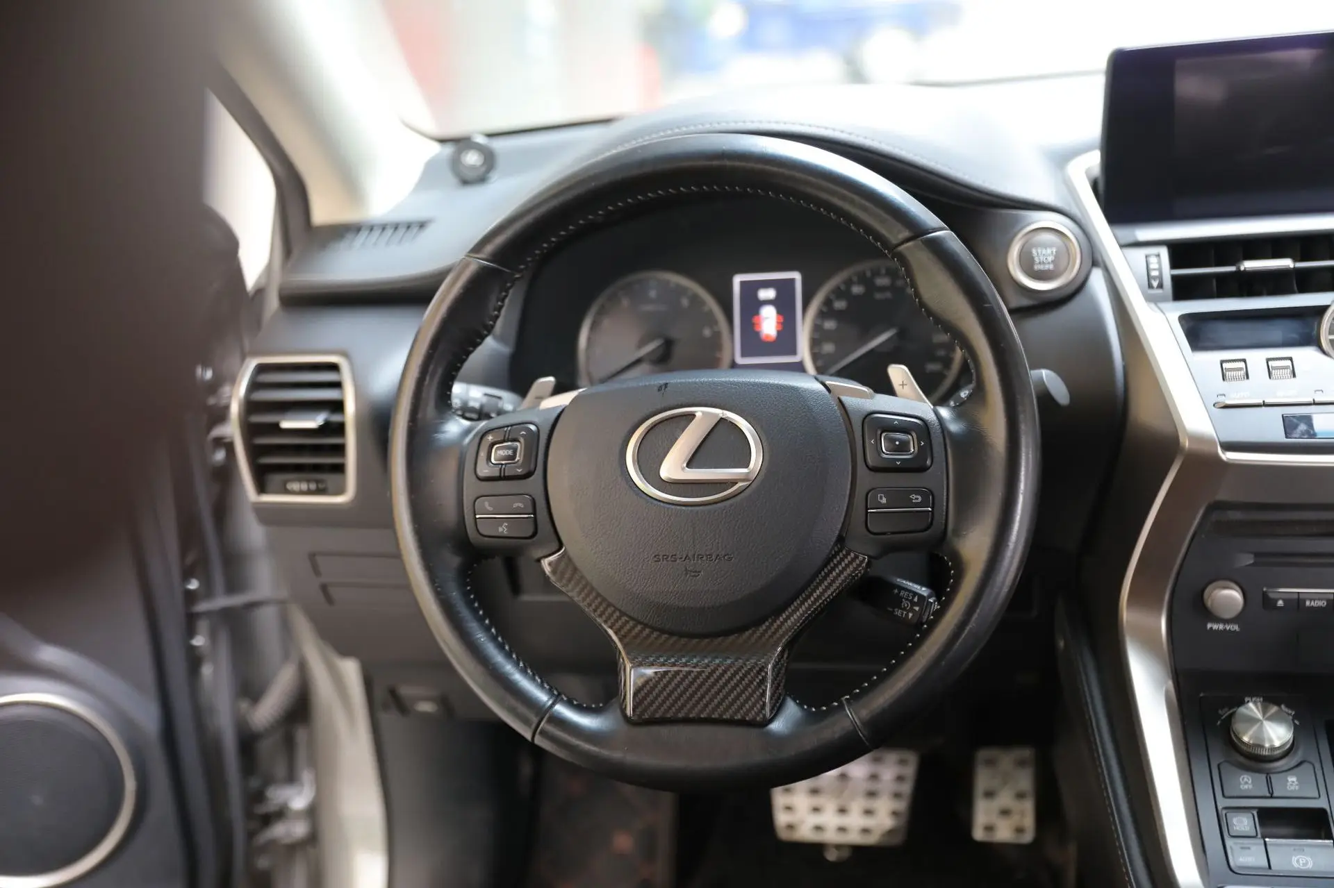 

Carbon fiber steering wheel cover for LEXUS NX, CT, RC, RCF, IS, ES models.