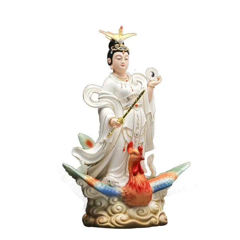 

Ceramic Muse for Home Living Room Buddha Ornament
