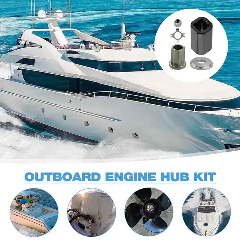Outboard Engine Hub Kit  Replacement Accessories Boating Equipment Outboard Engine Propeller Hub Ki For Reducing Propeller Noise