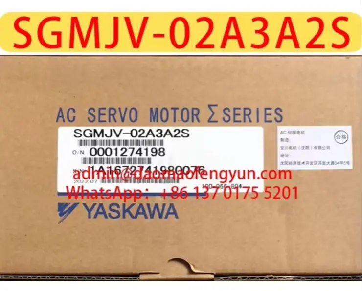 SGMJV-02A3A2S Brand New Servo Motor Original Genuine，Fast shipping，SGMJV 02A3A2S