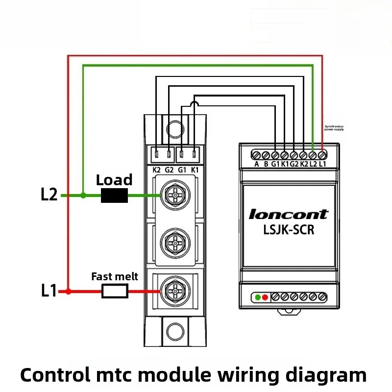 SCR phase shift trigger LSJK-SCR single phase to thyristor trigger board frequency controller RS485 control