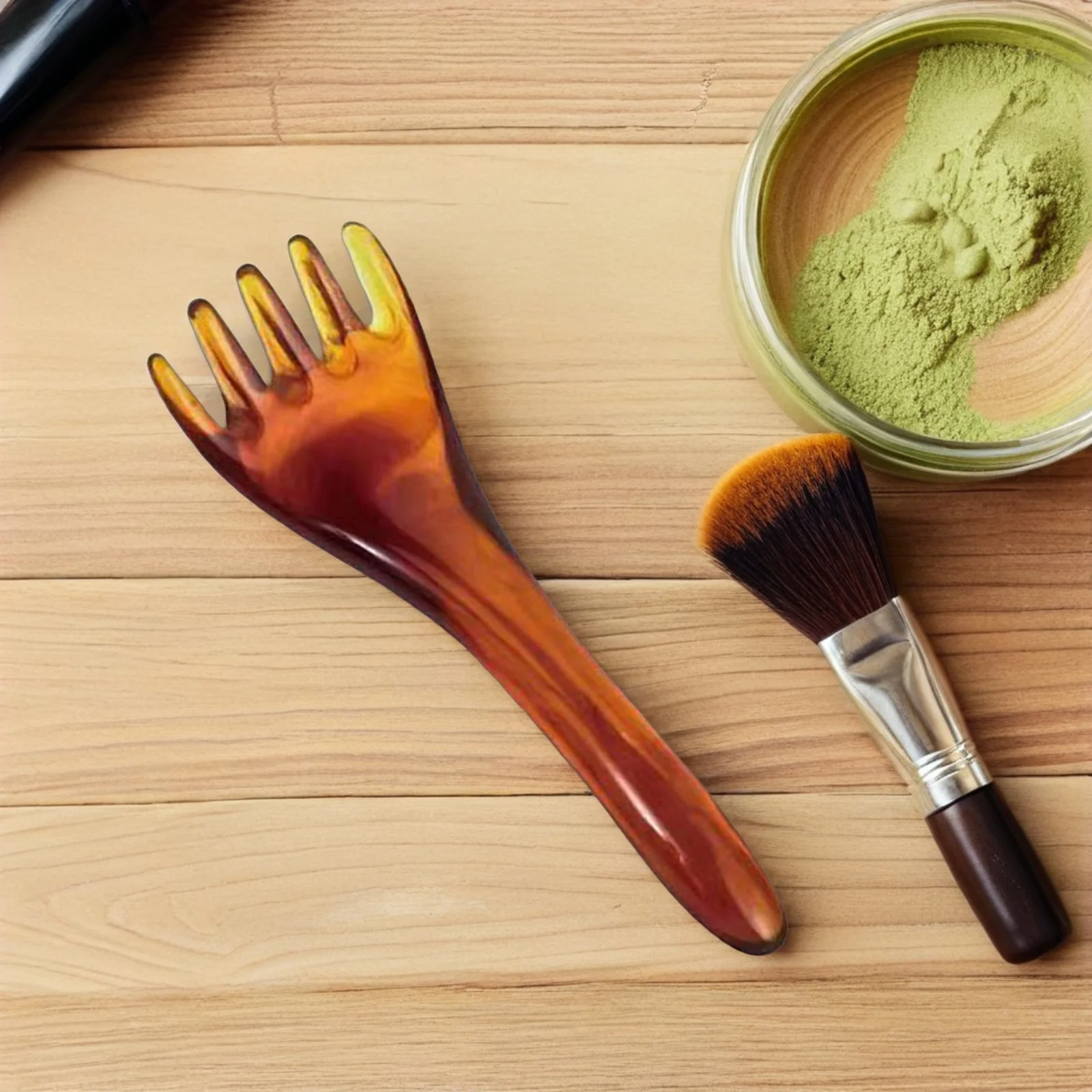 

4Pcs Resin Scalp Comb Hair Massager Scalp Massage Tool for Blood Circulation Stress Relief Head Massager for Hair Growth