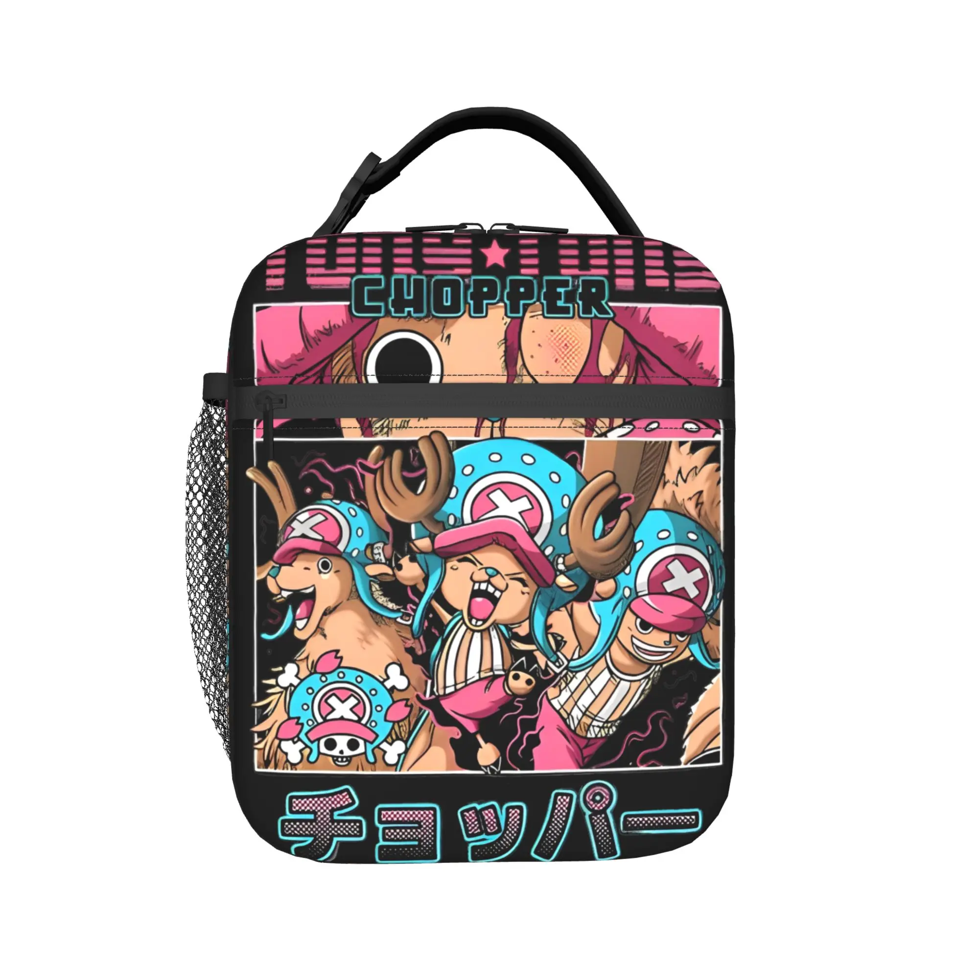 

Insulated Lunch Bag luffys o-one-piece-e zoro Accessories Storage Food Box Harajuku Cooler Thermal Lunch Box For School
