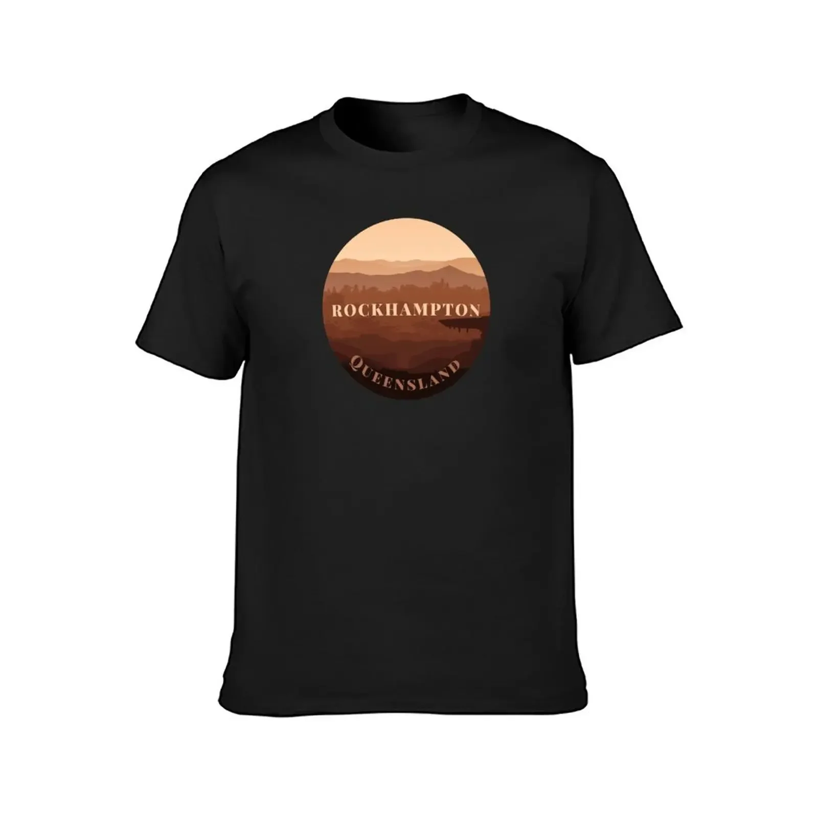 Rockhampton Queensland Landscape Australia T-Shirt blacks Short sleeve tee Men's t-shirts