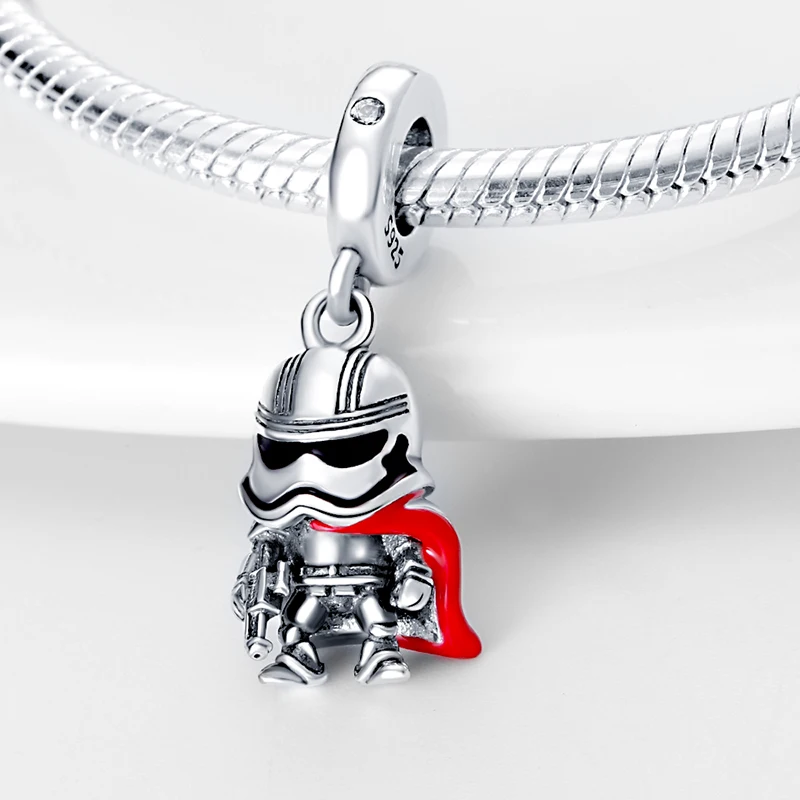 Disney IP Snow White Donald Duck Original Design Charm Beads Fits Pandora Bracelets Women Silver Stitch Pendant Bead DIY Jewelry