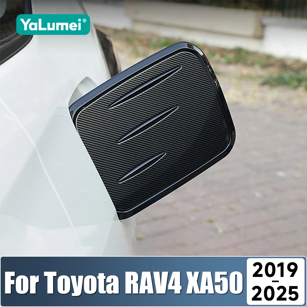 Für Toyota RAV4 XA50 2019 2020 2021 2022 2023 2024 2025 Auto Kraftstoff Tank Abdeckung Öl Kappe Trim Aufkleber außen Zubehör