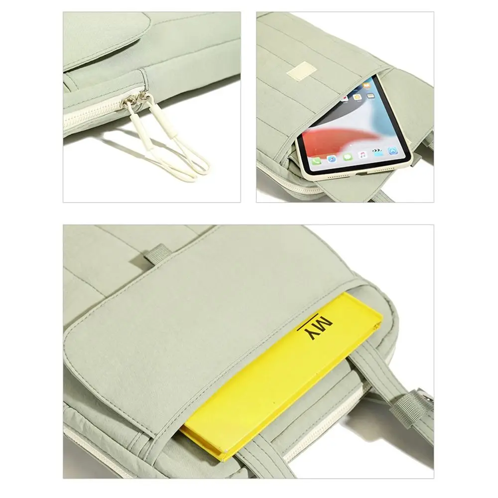 حقيبة كمبيوتر محمول متعددة الاستخدامات بكتف واحد، حقيبة كتف قماشية محمولة، حقائب عمل لأجهزة الكمبيوتر المحمول Lenovo Dell