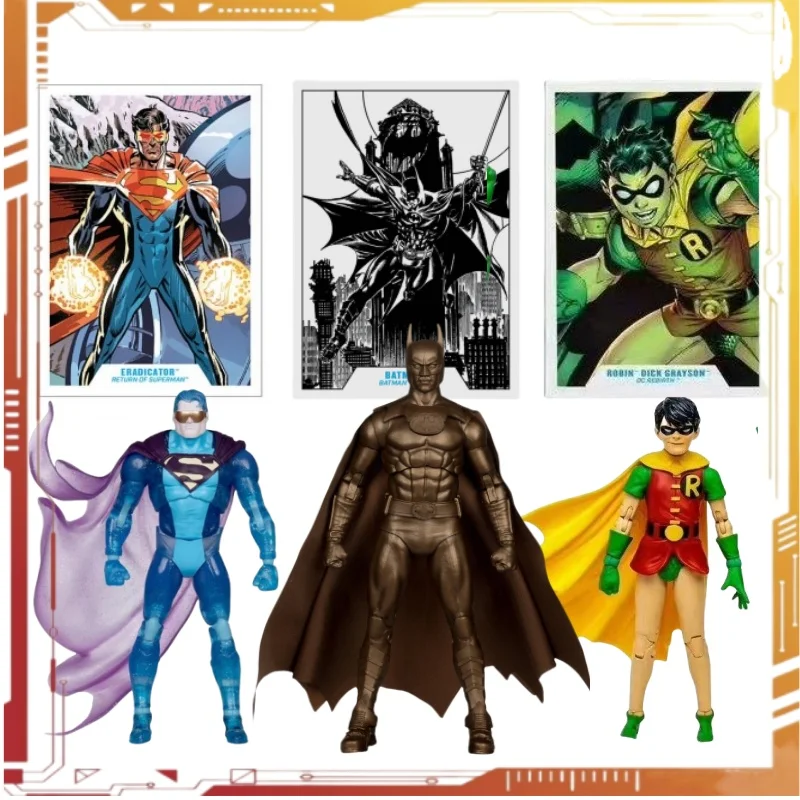 

DC Multiverse Toys Batman 1989 (Bronze) Riddler Batman Forever Eradicater Robin Dick Grayson 7-Inch Action Figure Collection
