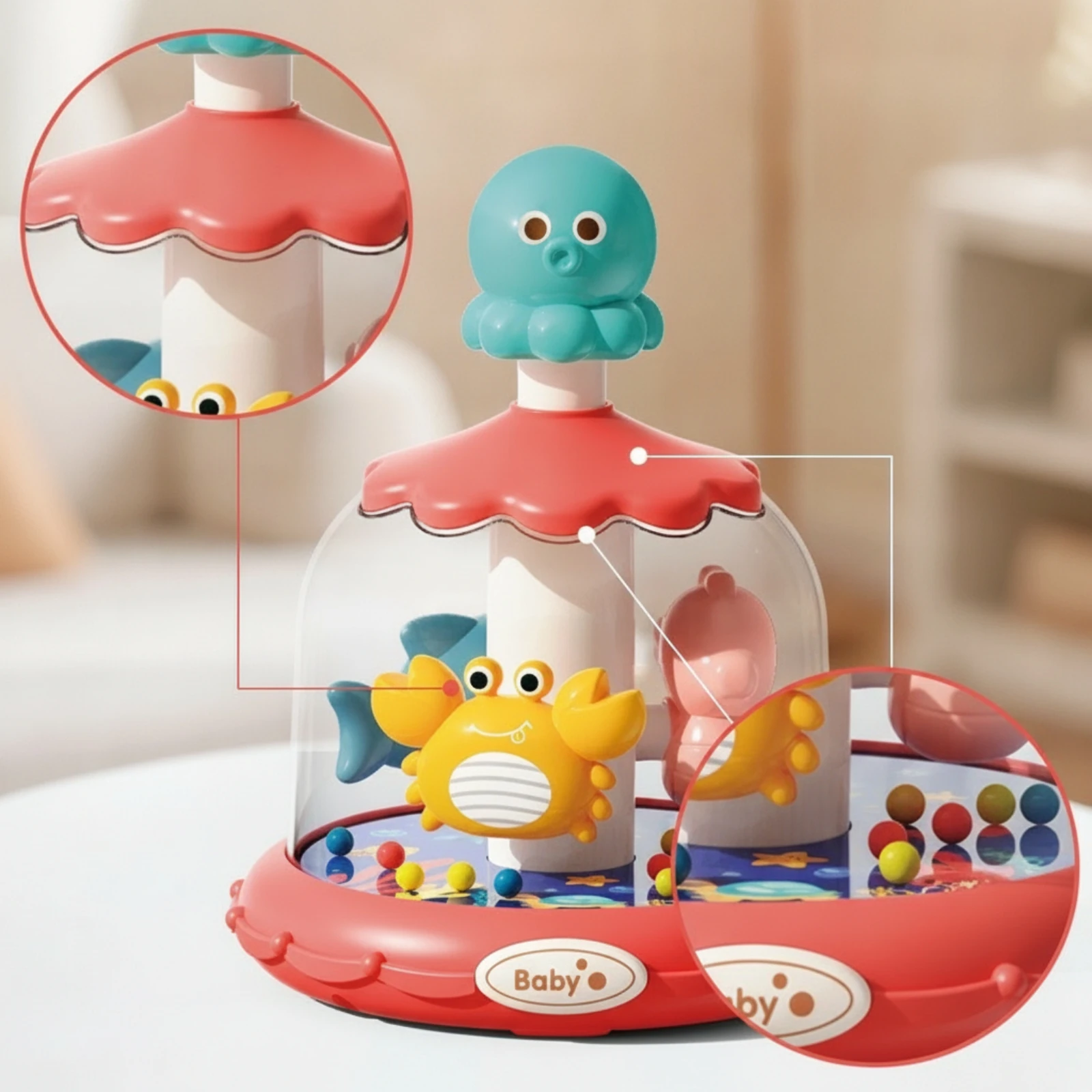 Brinquedo de Criaturas Marinha - Baby Nursery Ocean Theme avaliação e preço