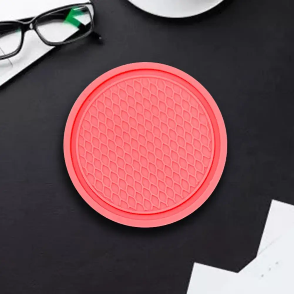 Wear-resistant Car Cup Pad Widely Use PVC Decorative Anti-slip Car Cup Holder Mat for Auto