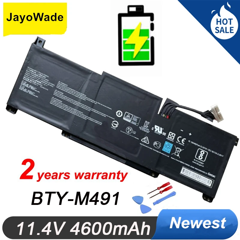 

4600mAh BTY-M491 Laptop Battery For MSI Modern 15 A10RB/ 15 A10RB-041TW/15 A10RB-033CN /15 A10RB-034CN /15 A10M-035CN BTY M491