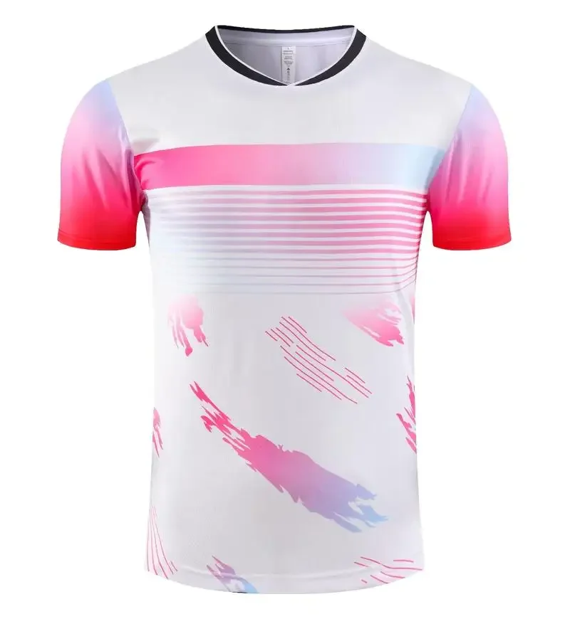 

Summer New Men and Women Table Tennis and Badminton Training Camp Sports 3D Printed Short Sleeved T-shirt Quick Drying For Kids